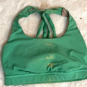 Kelly green lululemon bra